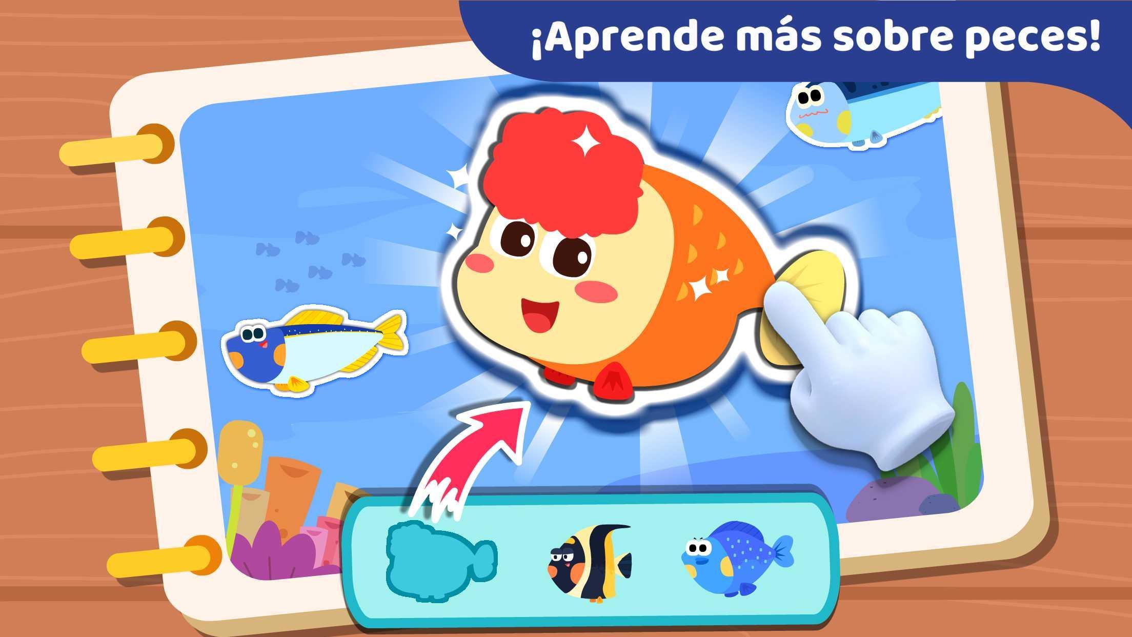 Captura de Pantalla del Juego Panda Bebé Pesca