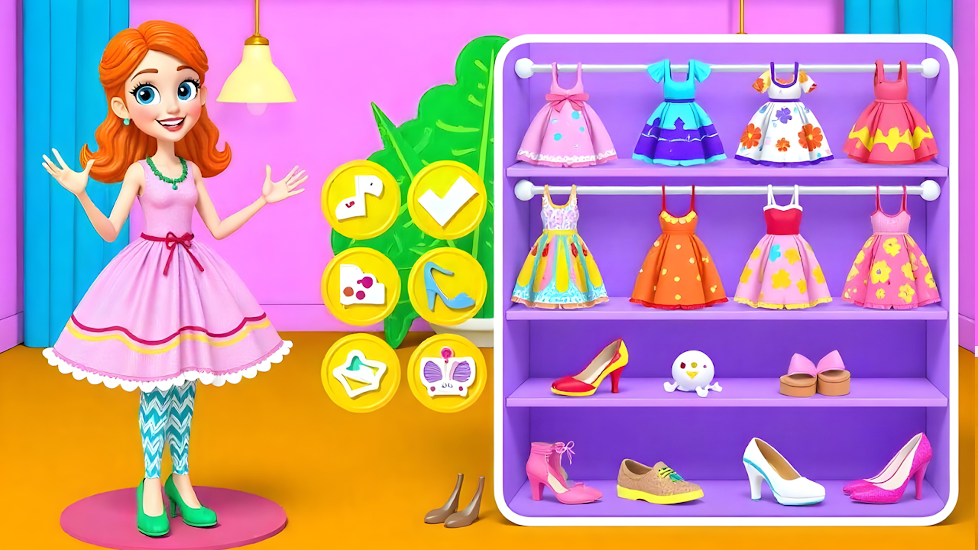 School kids Hair styles Makeup Game Screenshot