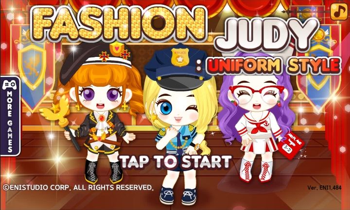 Screenshot 1 of Fashion Judy: Uniform style 1.510