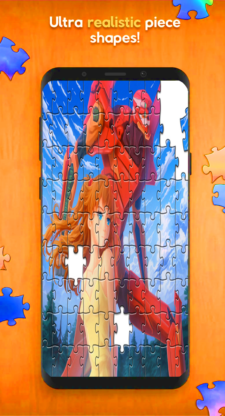Evangelion Character Puzzle Game Screenshot