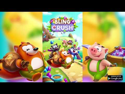 Bling Crush:Match 3 Jewel Game 비디오 스크린샷