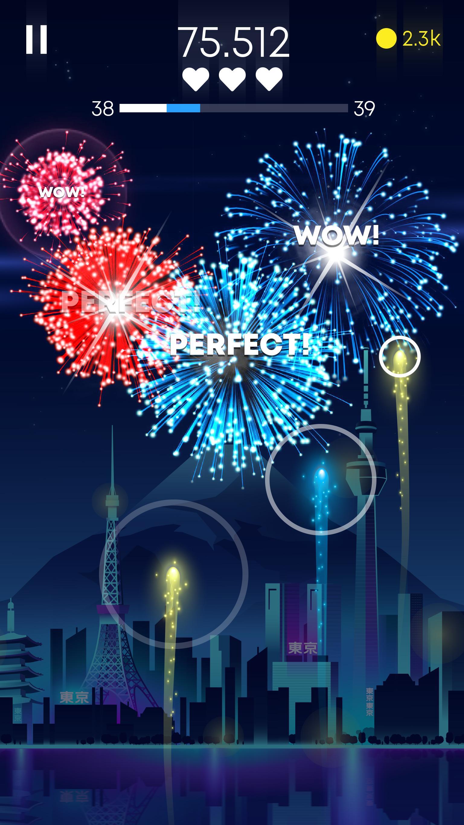 Screenshot 1 of Flashy Fireworks : Tirez sur la ligue des fusées de feux d'artifice 
