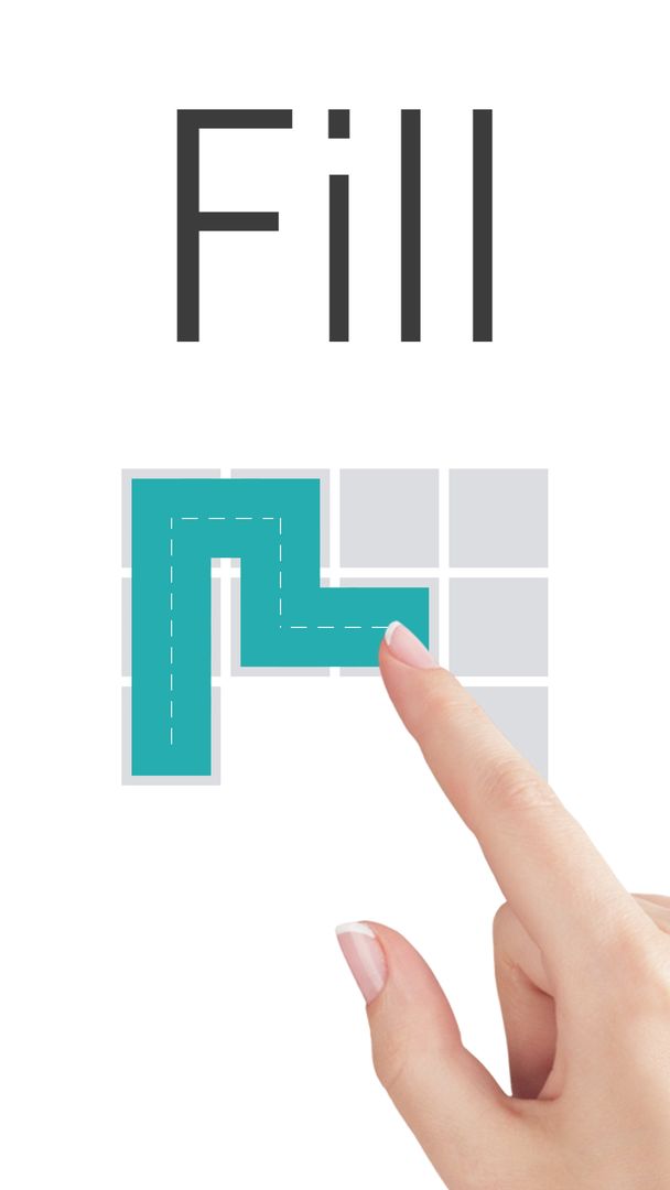 Fill - one-line puzzle game screenshot game