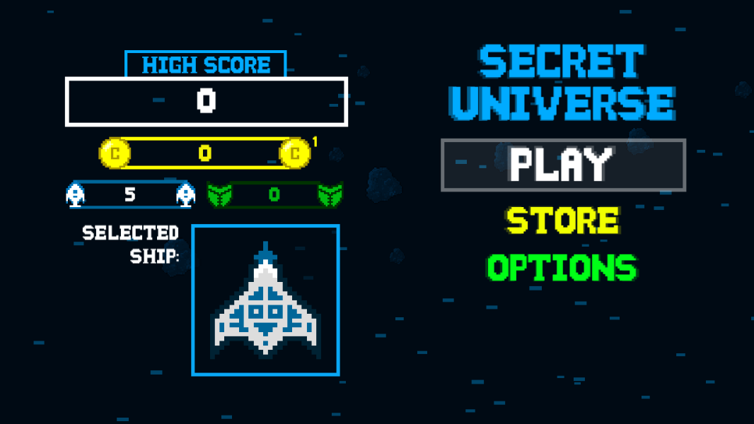 Secret Universe - 90's Arcade Game Screenshot