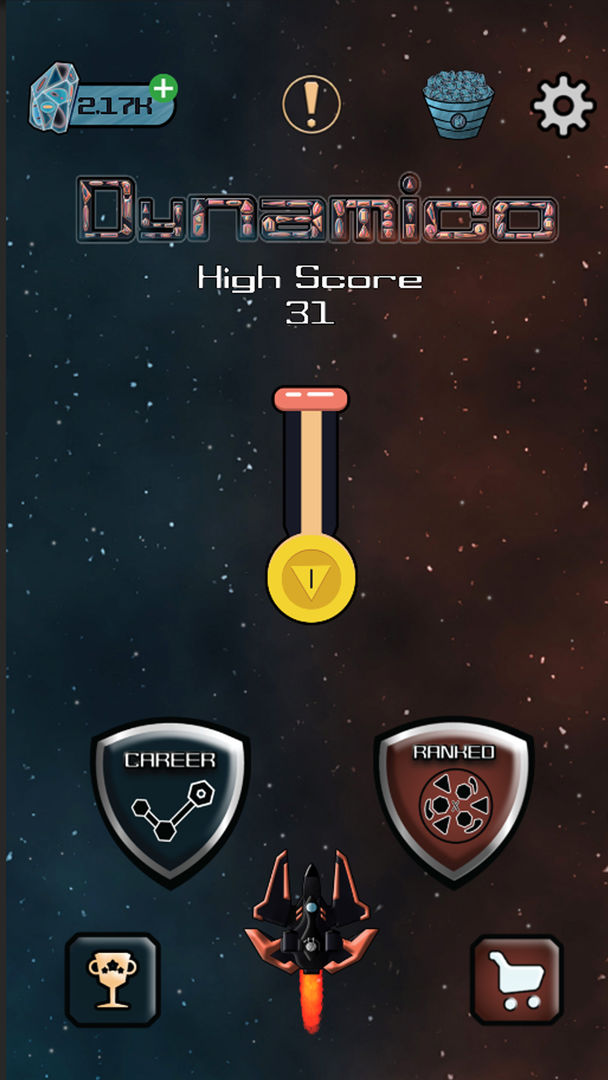 Dynamico - Space Shooter ภาพหน้าจอเกม