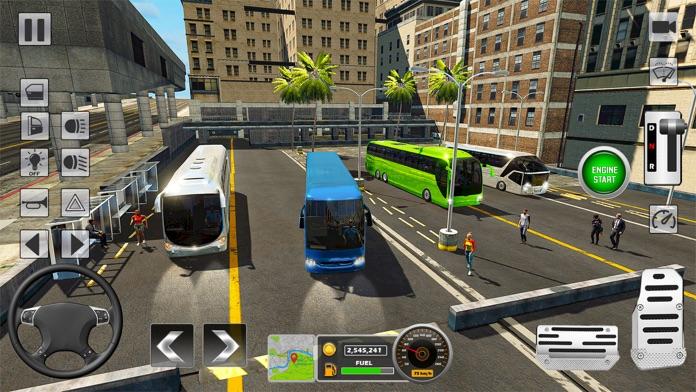 Screenshot 1 of Bus Simulator 2023- ဘတ်စ်ကားဂိမ်းများ 