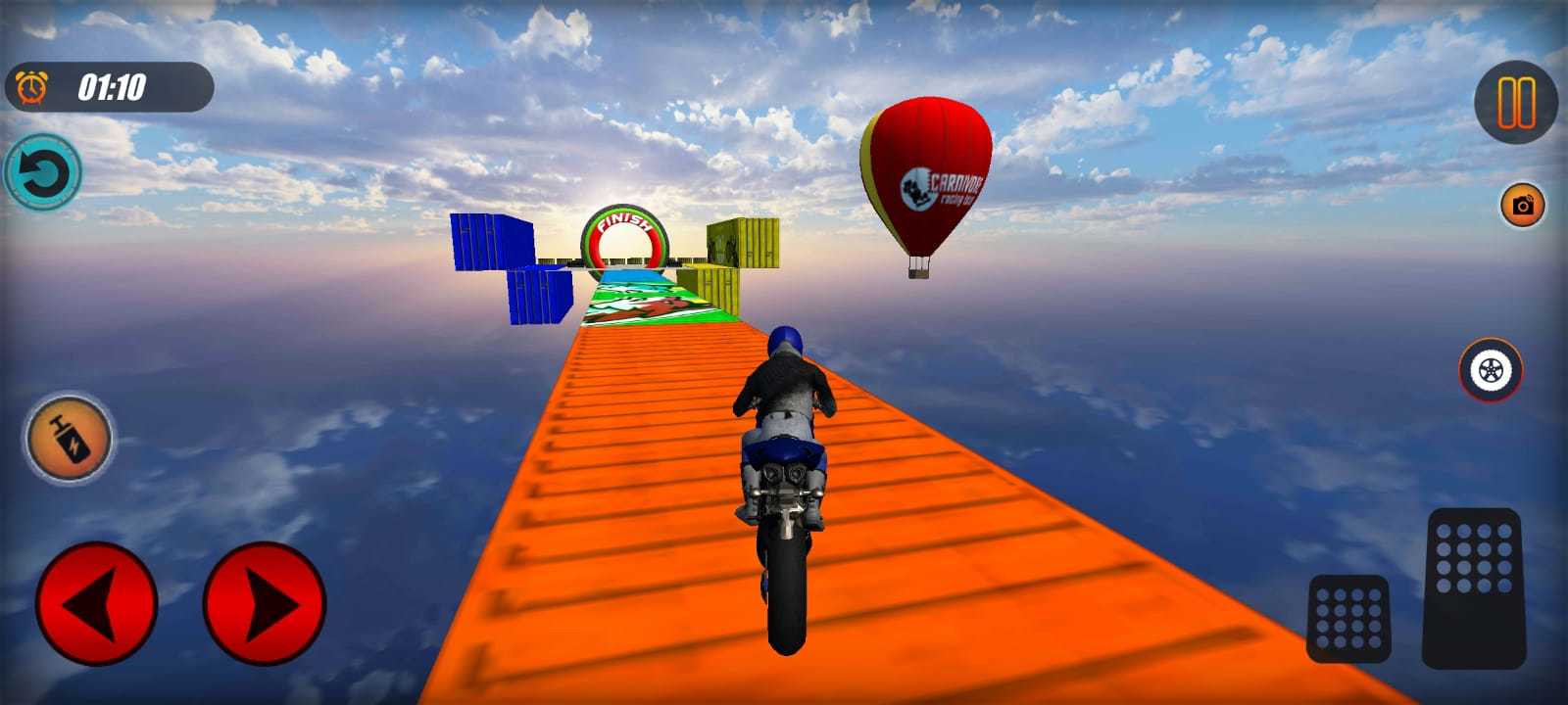 Bike Ramp Stunt City Game Screenshot