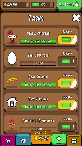 Screenshot of Rooster Booster