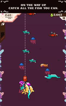 Ridiculous Fishing Game Screenshot