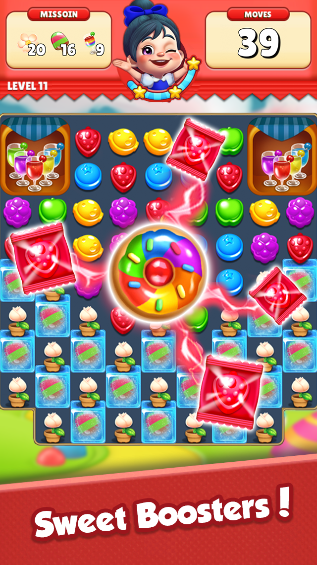 Sugar Hunter®: Match 3 Puzzle Game Screenshot