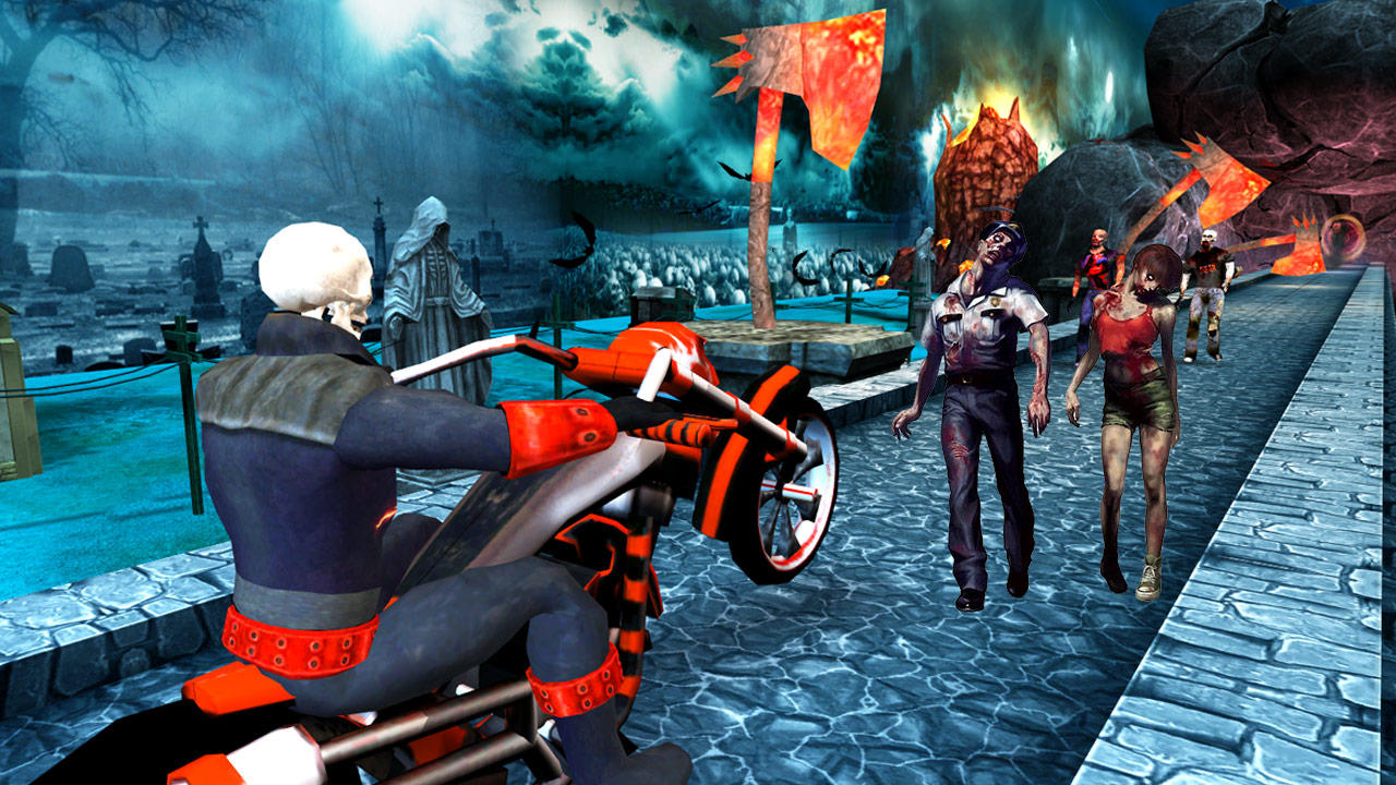 Ghost Bike Rider - Bike Game Game Screenshot