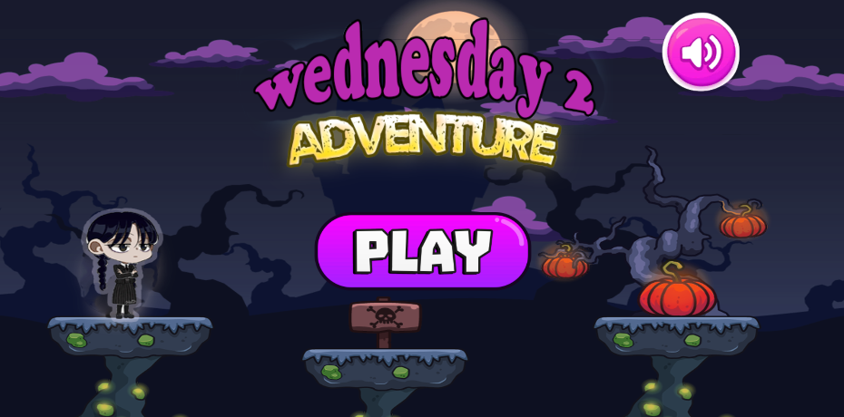 wednesday adventures addams Game Screenshot
