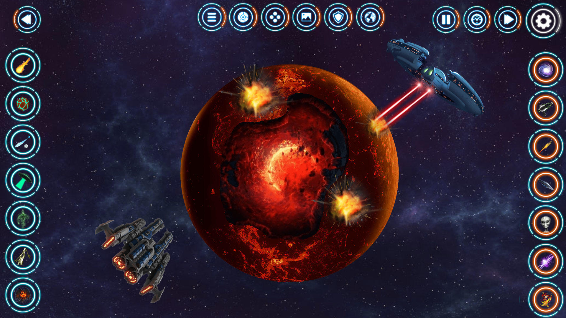 Solar System Destroy: io Games android iOS apk download for free