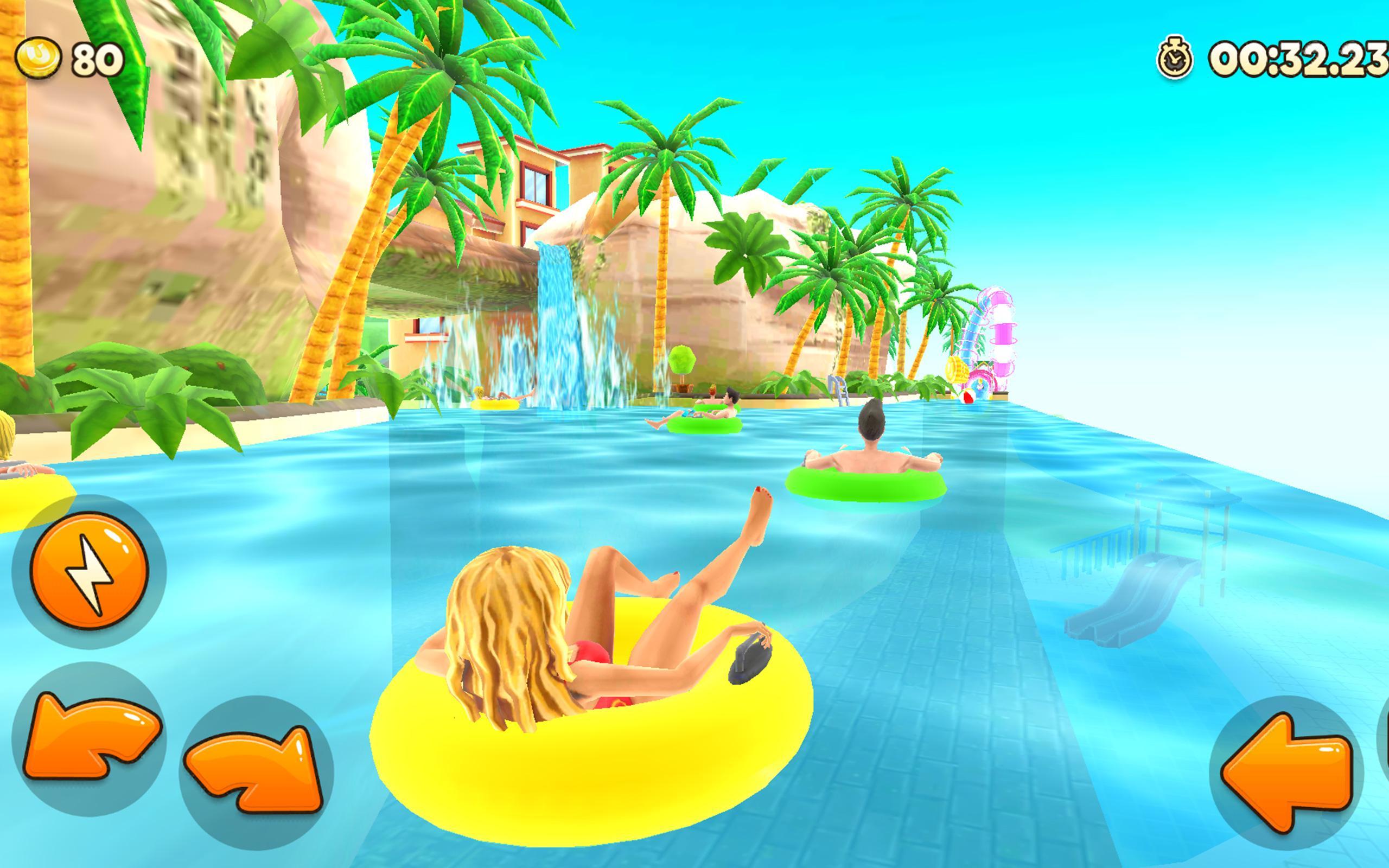 Uphill Rush Water Park Racing Game Screenshot