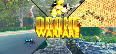 Banner of guerra de drones 