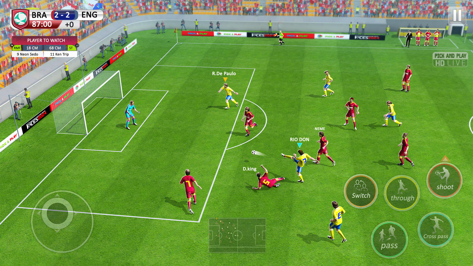 Real Soccer Football Game 3D ภาพหน้าจอเกม