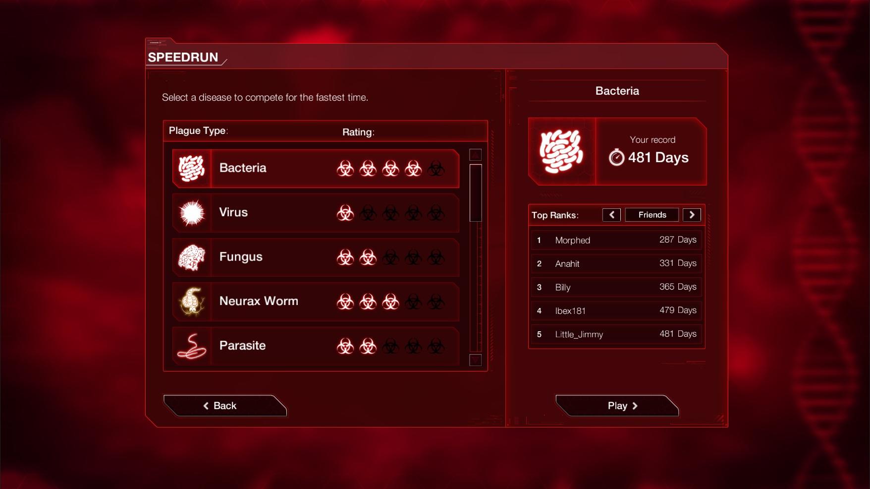 Screenshot of Plague Inc: Evolved