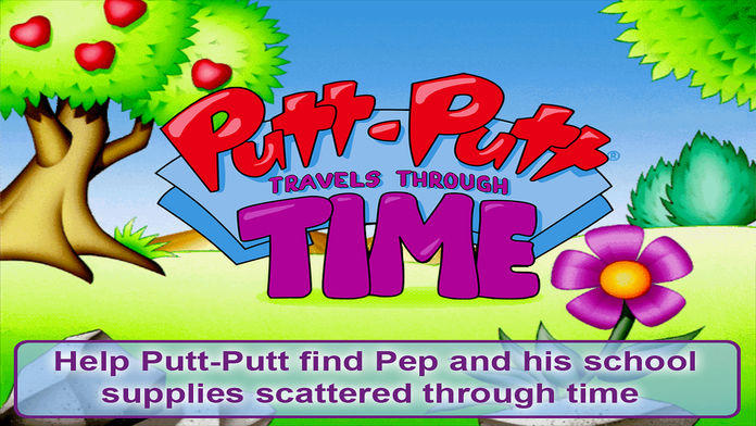 Putt-Putt Travels Through Time ゲームのスクリーンショット