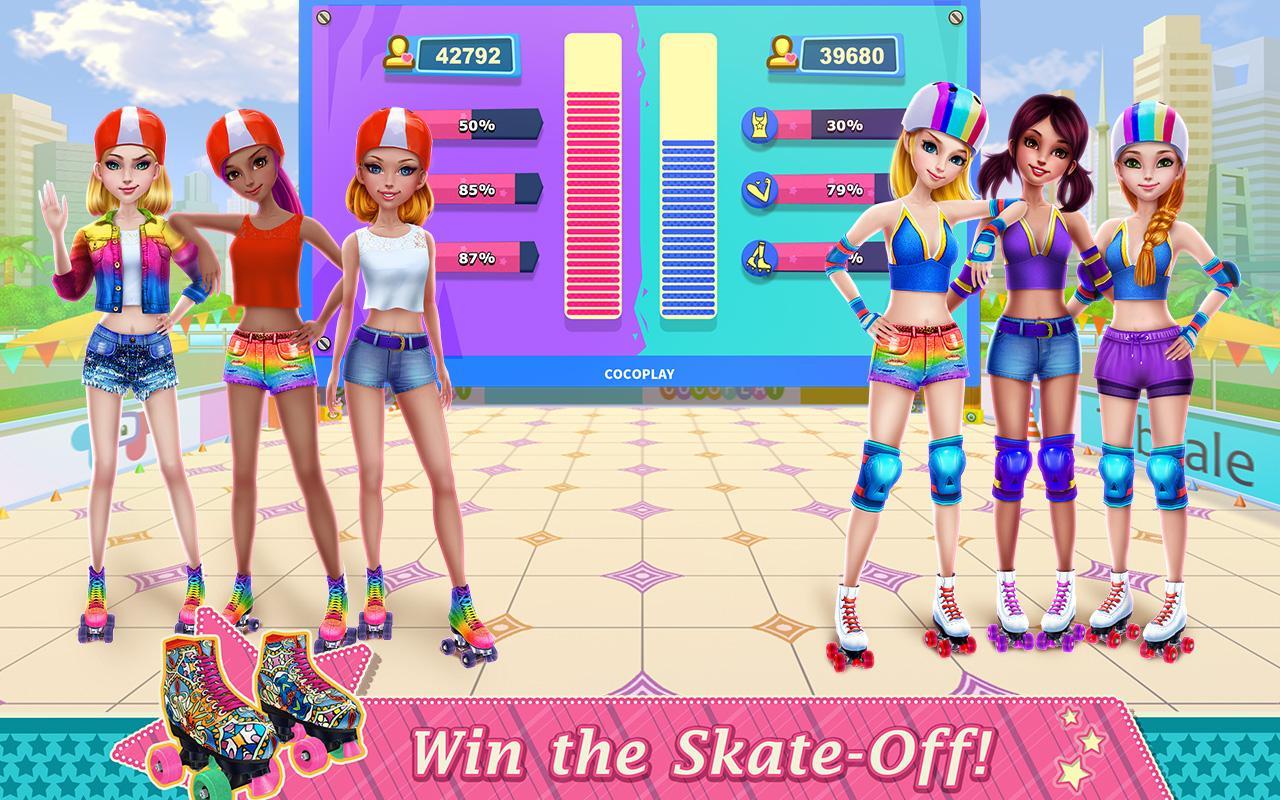 Roller Skating Girls Game Screenshot