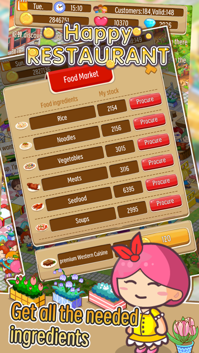 Happy Restaurant Sim Game Screenshot