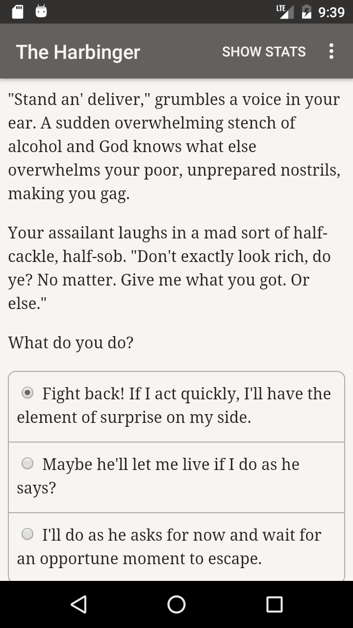 Screenshot of The Harbinger's Head