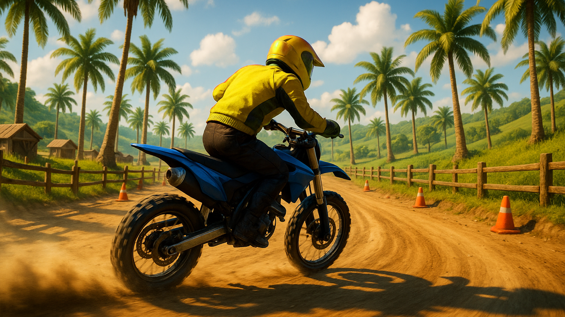 Cuplikan Layar Game Dirt Bike Game - Bike Stunt