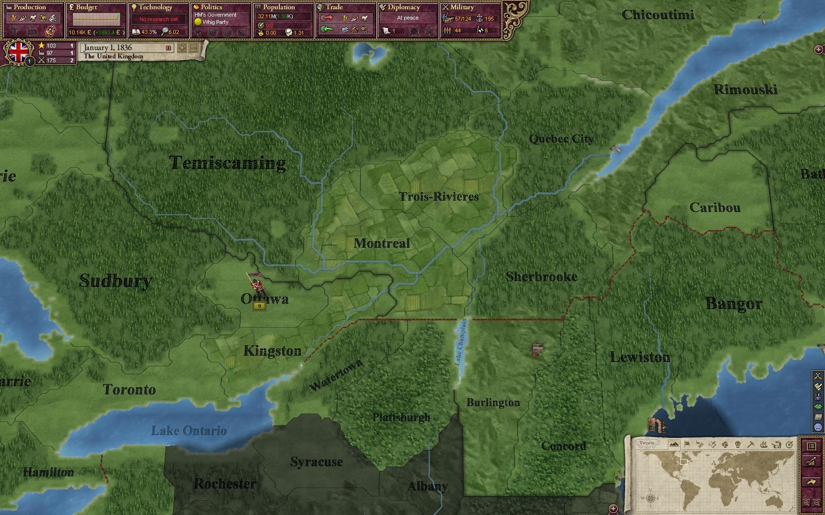 Victoria II Game Screenshot