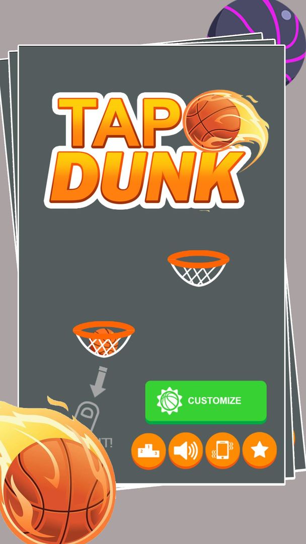 Tap Dunk Forever ภาพหน้าจอเกม