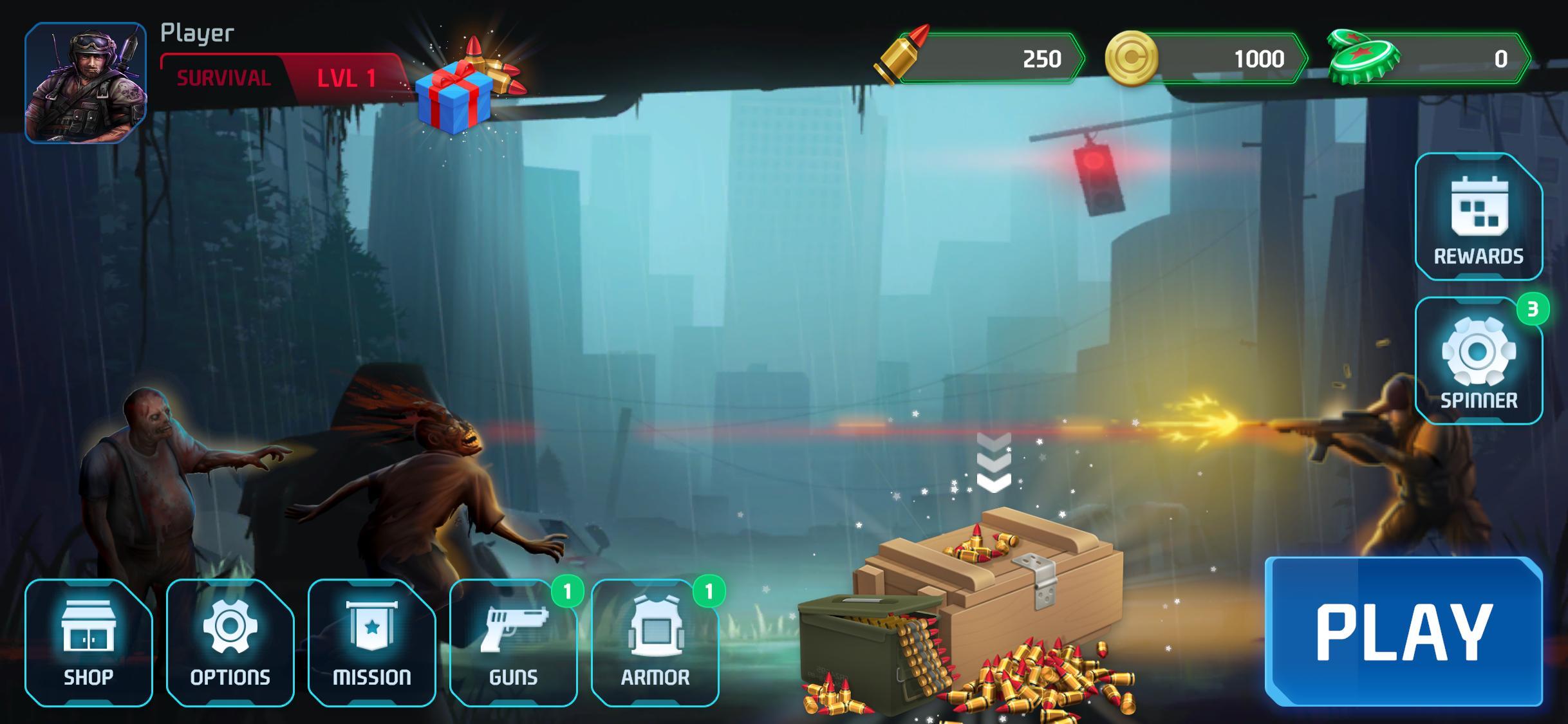 Zombie Invasion : FPS Defense Game Screenshot