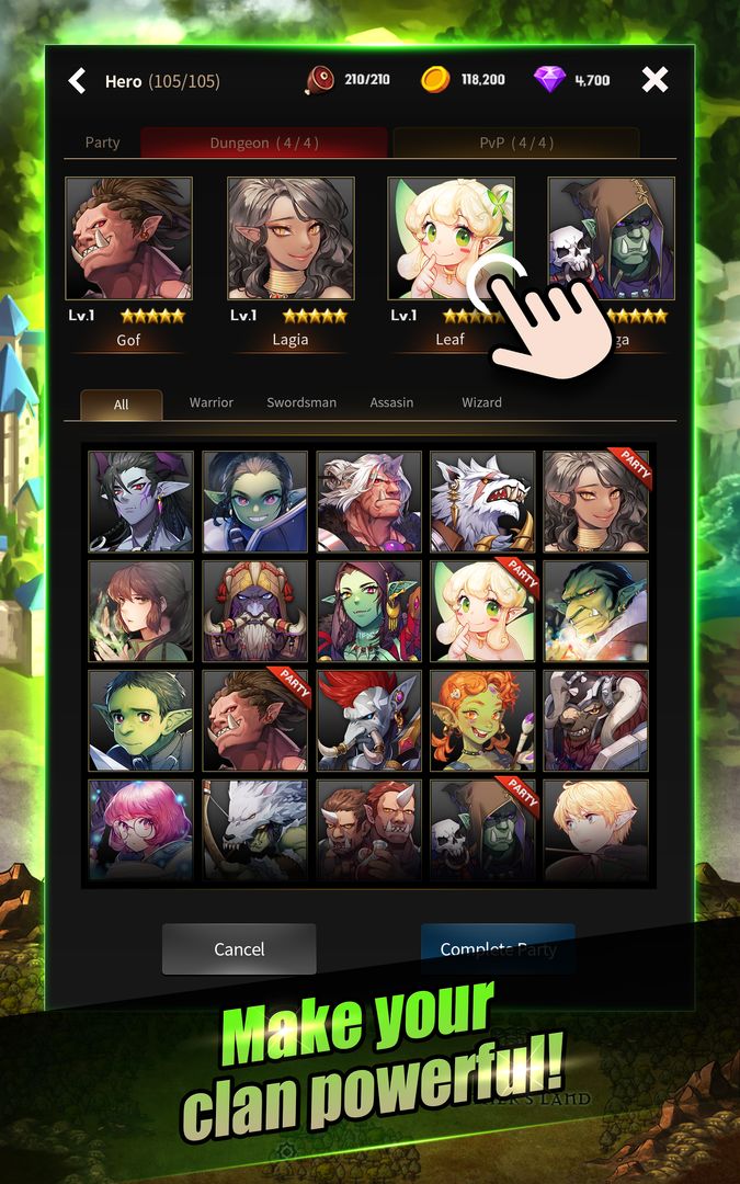 Screenshot of Green Skin: Dungeon Master