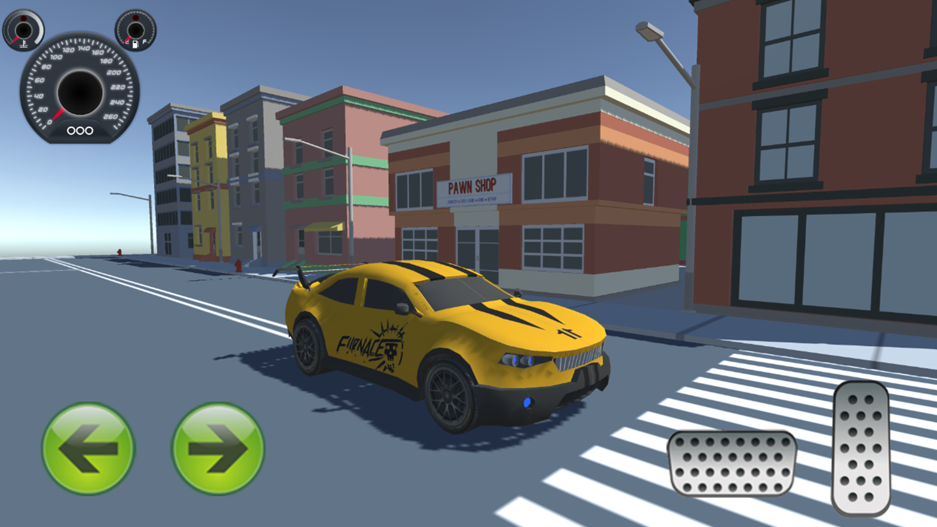 City Sports Car Drive Sim 3d Game Screenshot