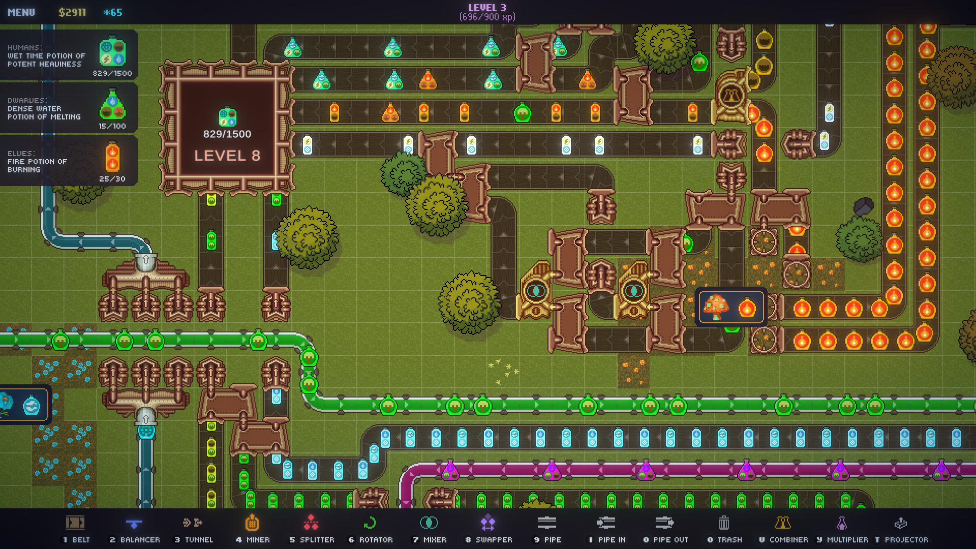 Screenshot of Potion Pipeline