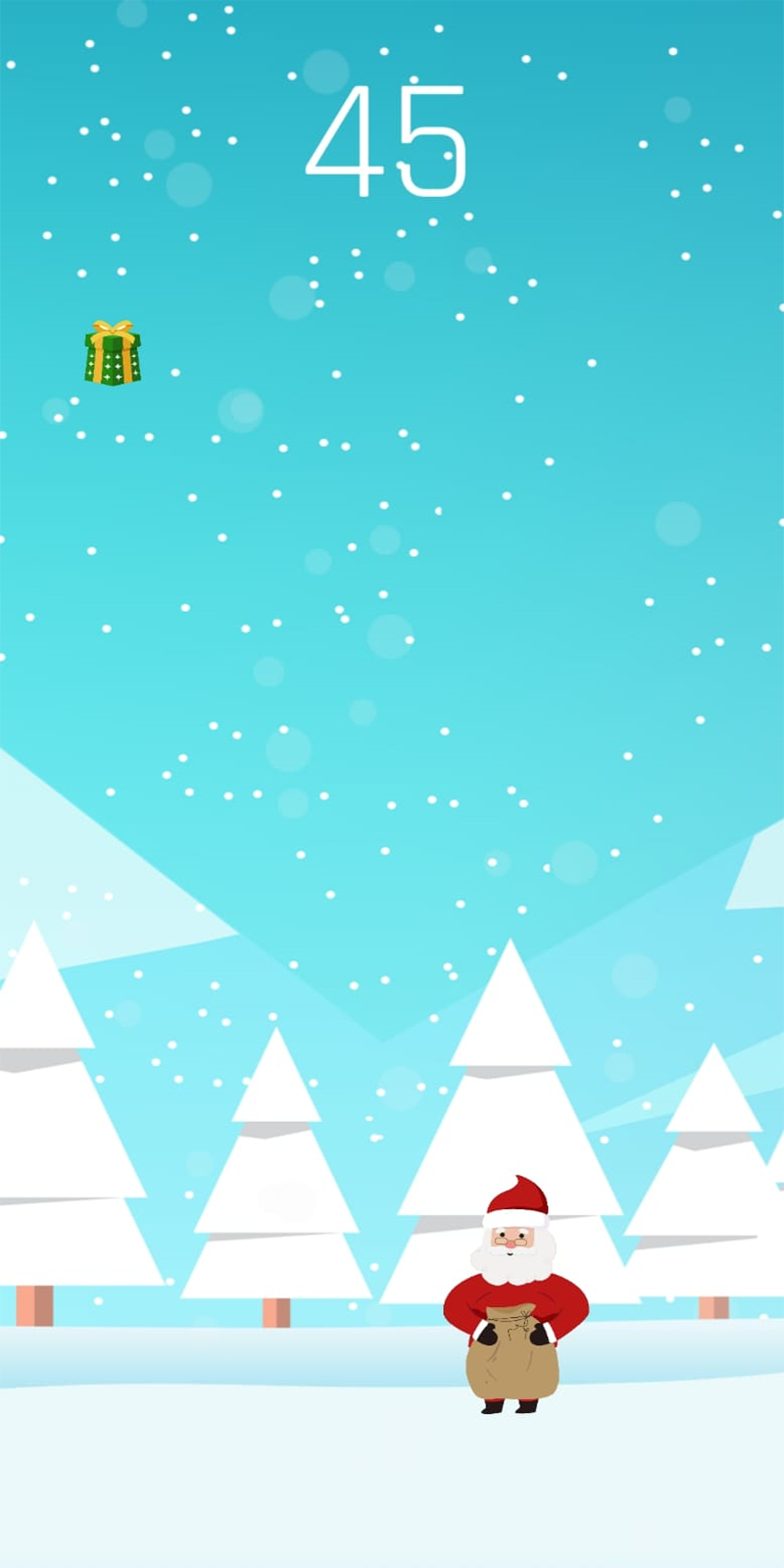 Santa Catch Game Screenshot