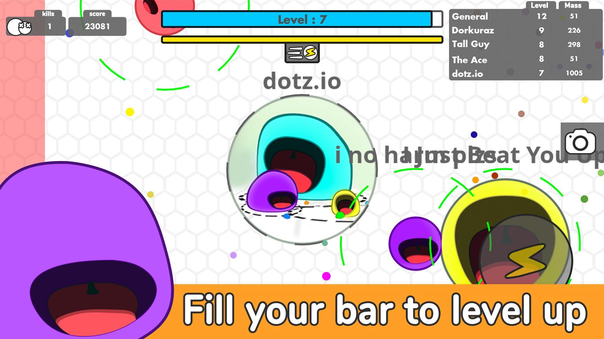 Dotz.io Dots Battle Arena Game Screenshot