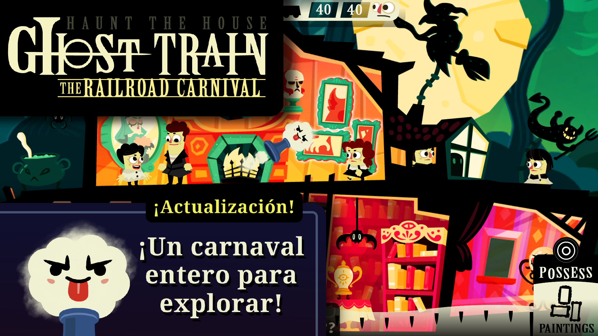 Captura de Pantalla del Juego Haunt the House: Terrortown