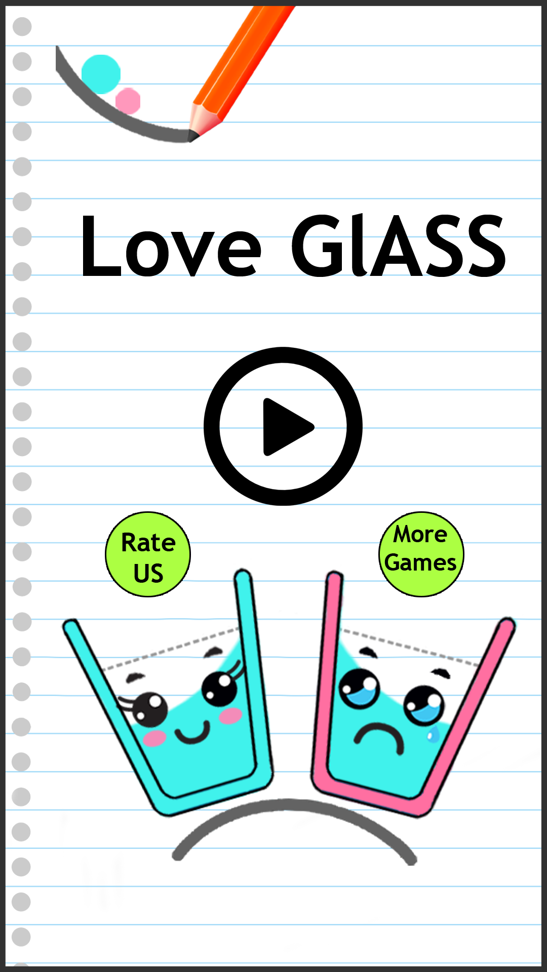 Make Love Glass Happy 2019 : Draw Puzzle Game Game Screenshot