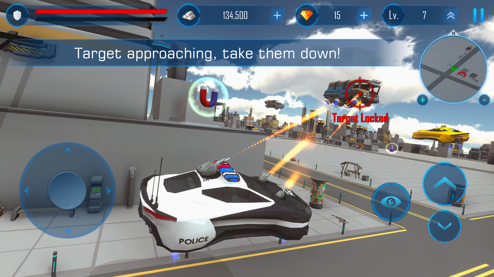 Flying Car Game Screenshot