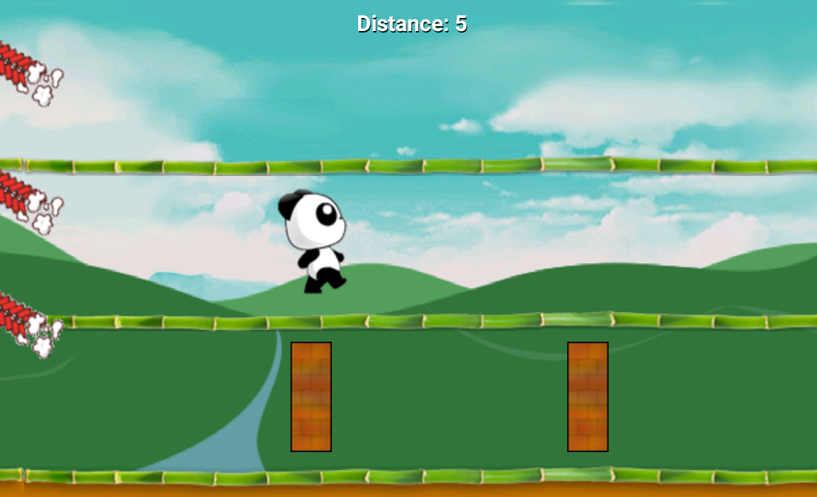 Cuplikan Layar Game PandaJump