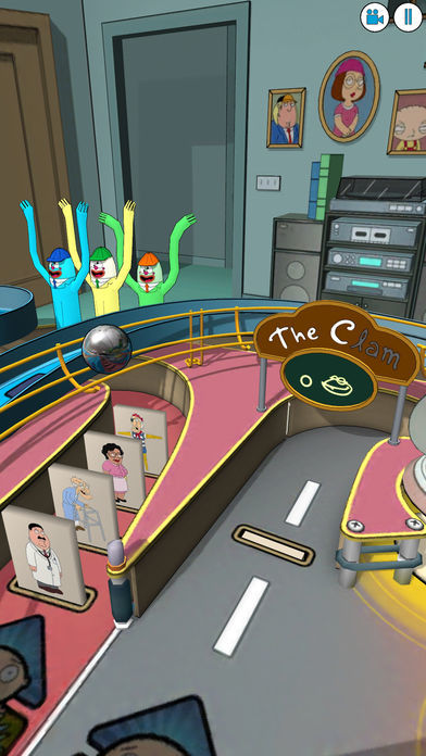 Family Guy Pinball 게임 스크린 샷