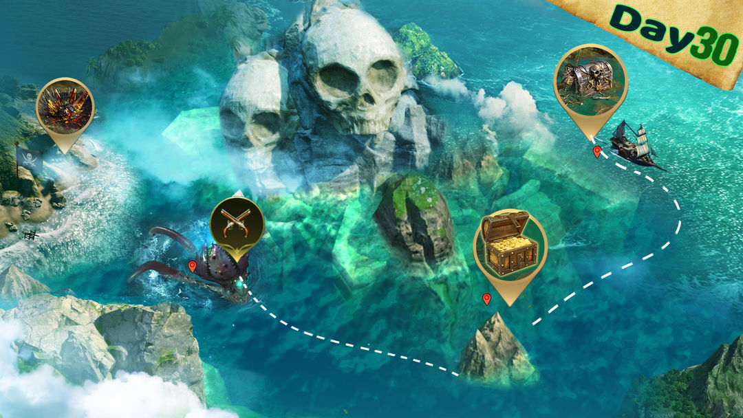 Misty Continent: Cursed Island ภาพหน้าจอเกม