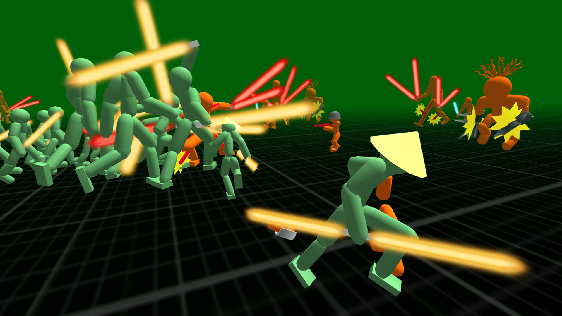 Скриншот игры Stickman Simulator Neon Battle