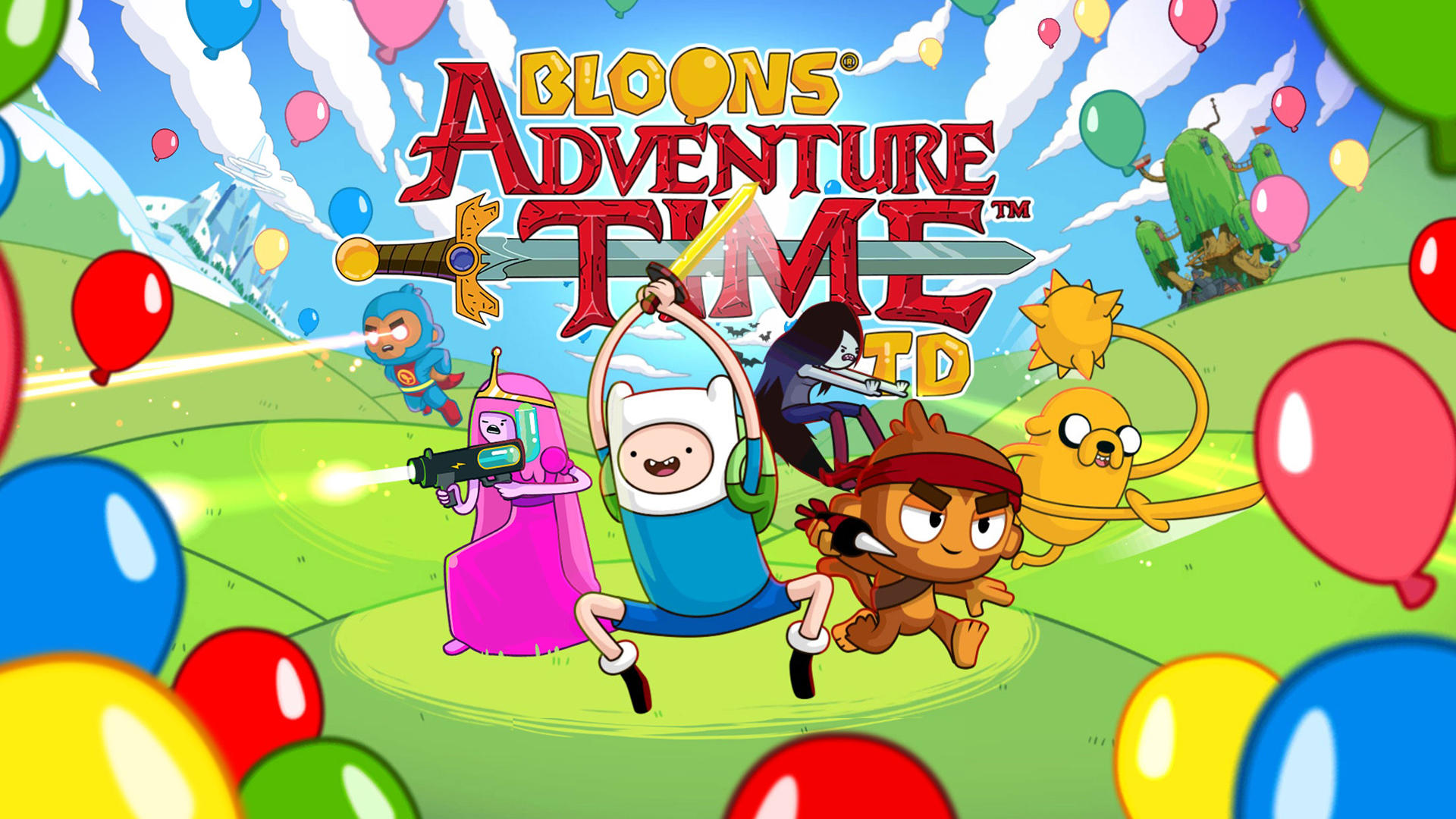 Bloons Adventure Time TD Game Screenshot