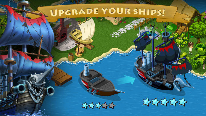 Tap Paradise Cove: Explore Pirate Bays and Treasure Islands Game Screenshot