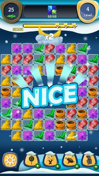Frozen Madness: Winter Match 3 Game Screenshot