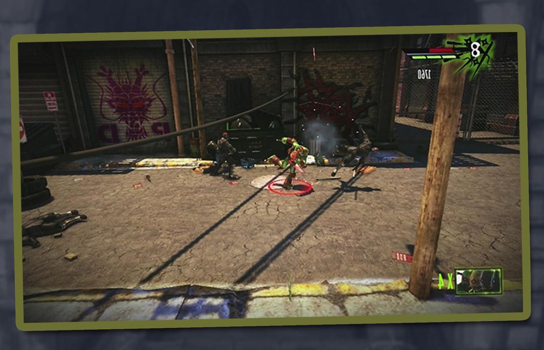 Turtle adventure ninja screenshot game