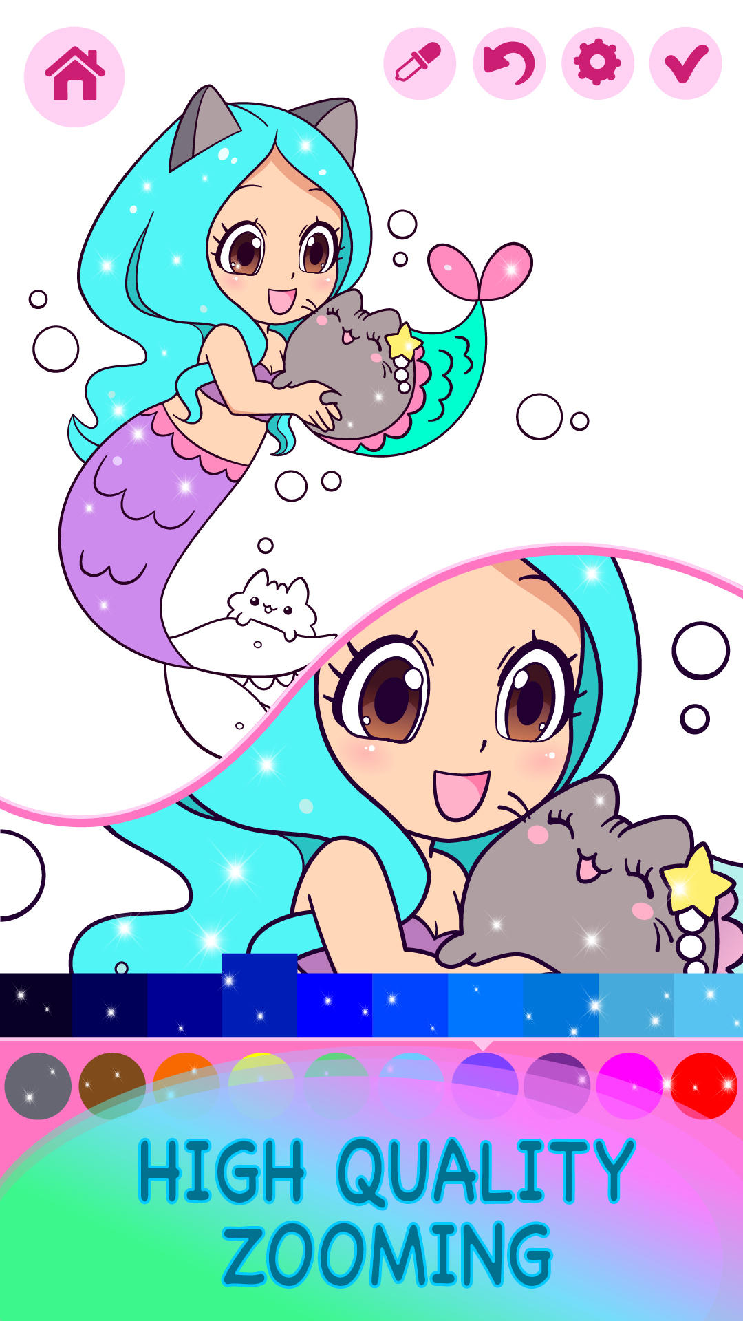 Kids Coloring: Little Masters Game Screenshot