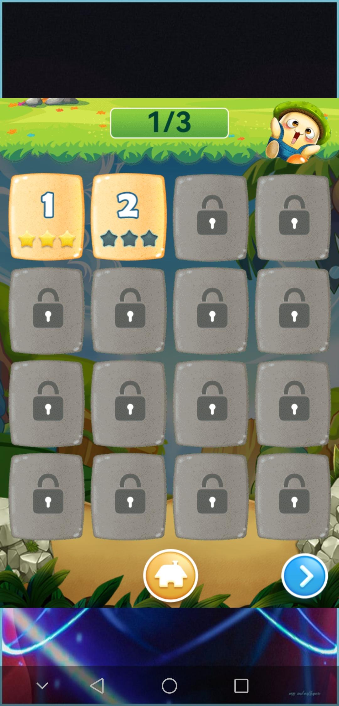 Screenshot of Bubble Adventure