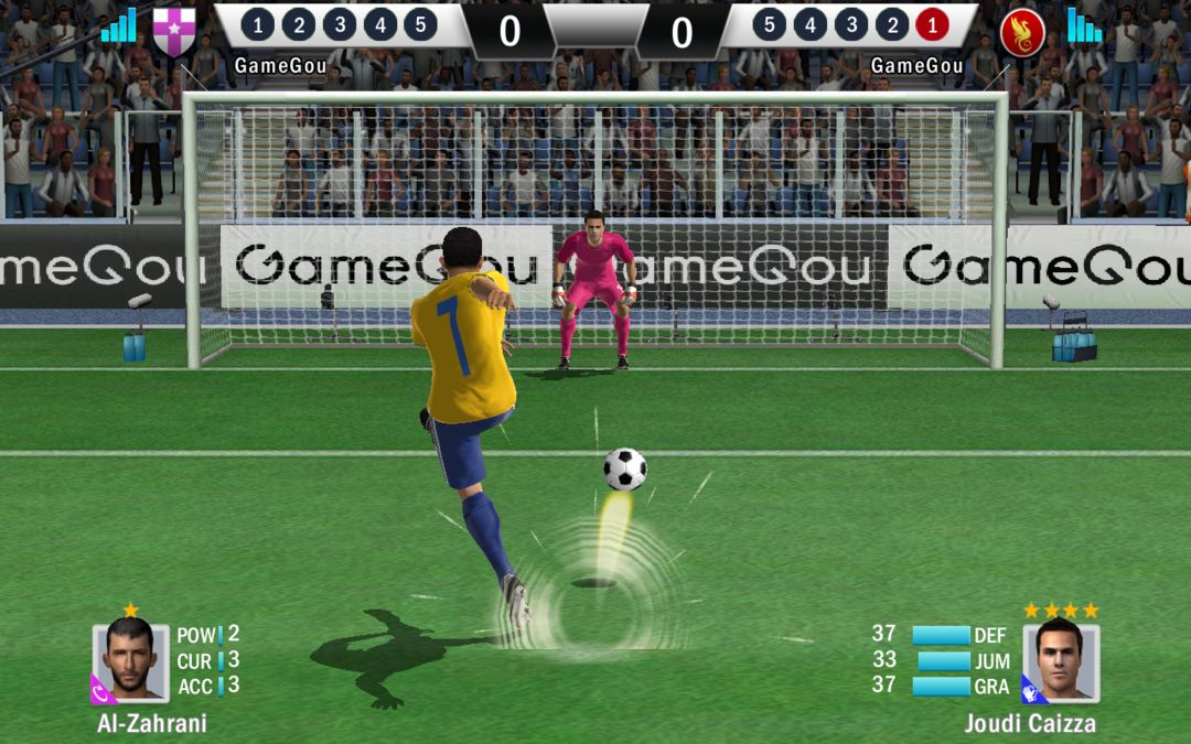 Soccer Shootout 게임 스크린 샷