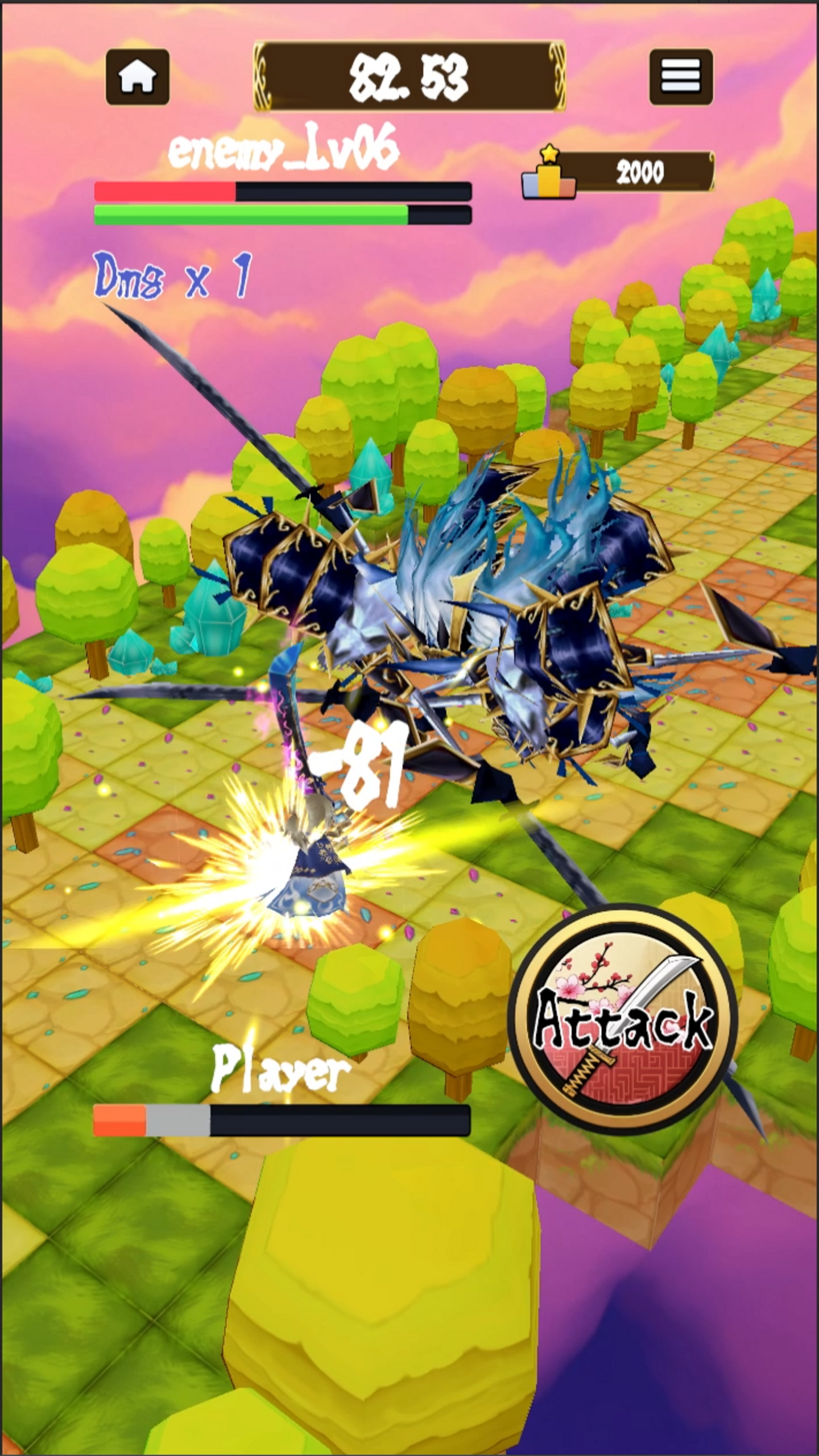 SAMURAI ELEMENTS-JAPAN Action Game Screenshot