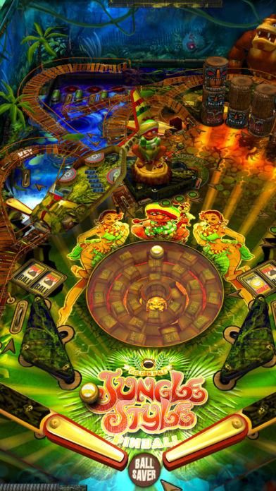 Jungle Style Pinball Game Screenshot